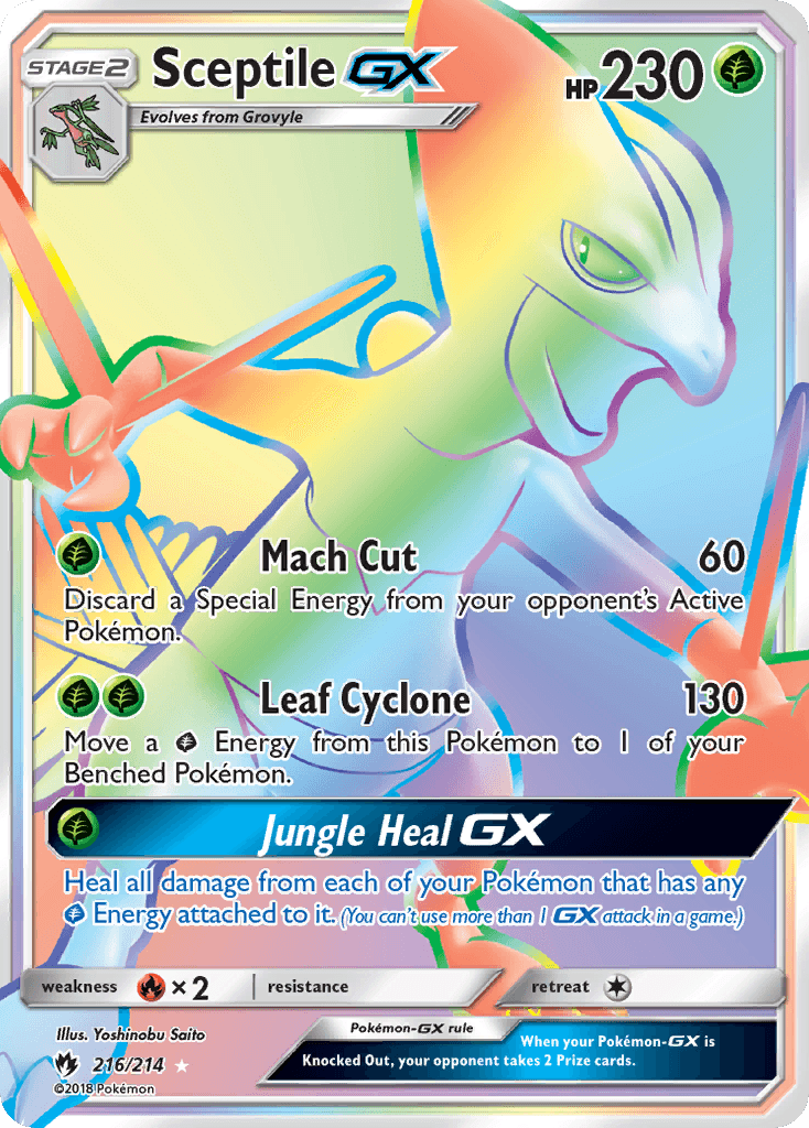 Sceptile-GX — Lost Thunder #216