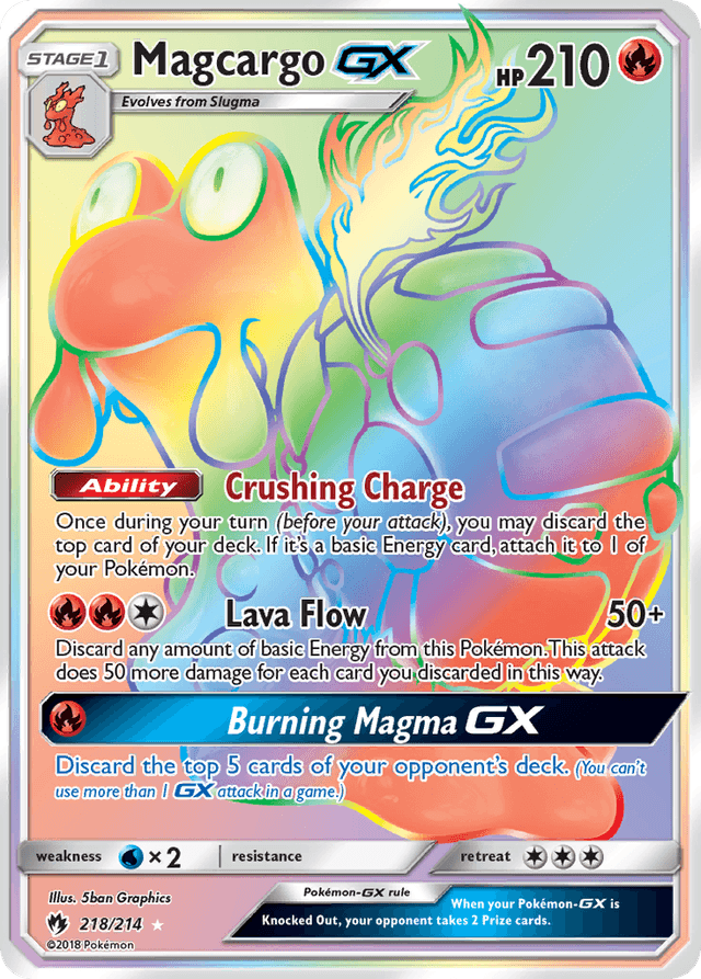 Magcargo-GX — Lost Thunder #218