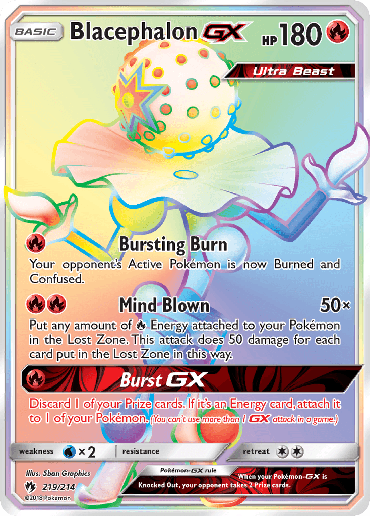 Blacephalon-GX — Lost Thunder #219