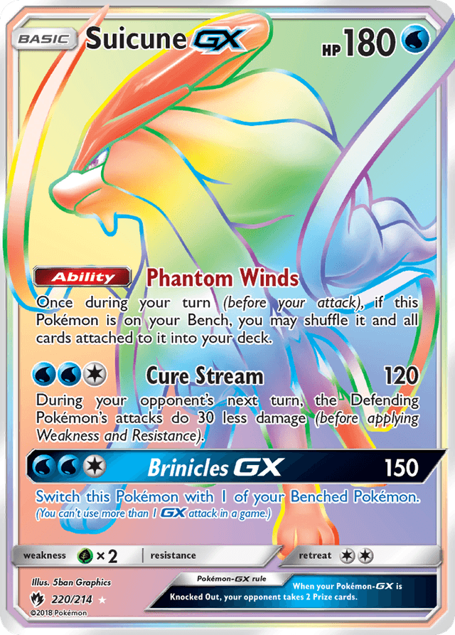 Suicune-GX — Lost Thunder #220