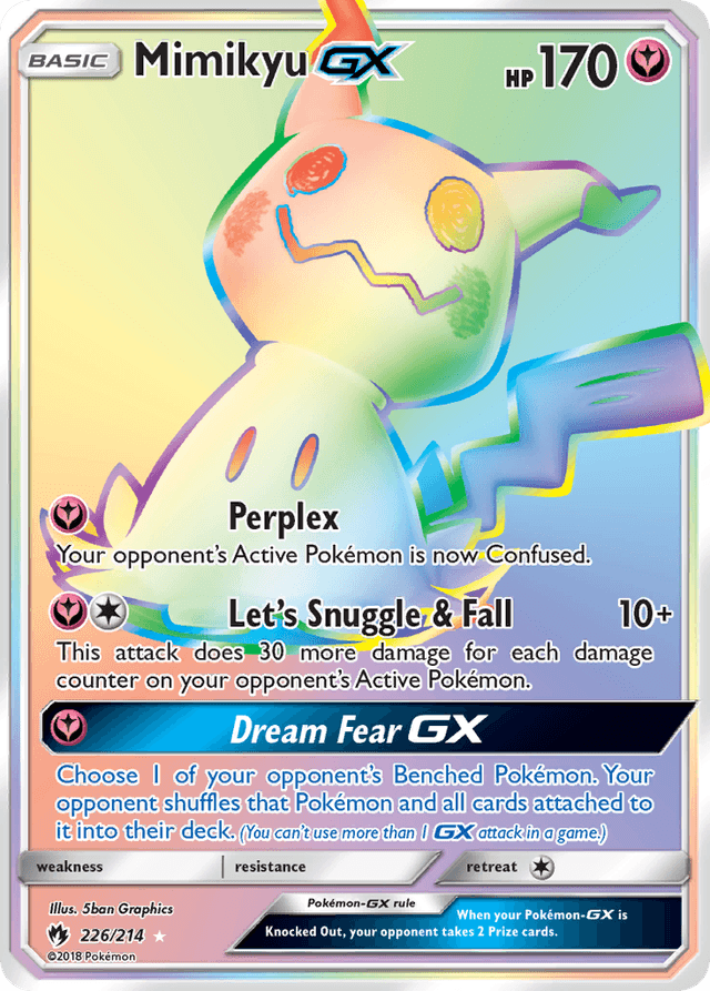 Mimikyu-GX — Lost Thunder #226