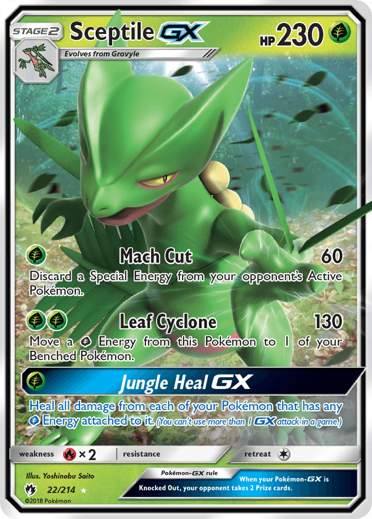 Sceptile-GX — Lost Thunder #22