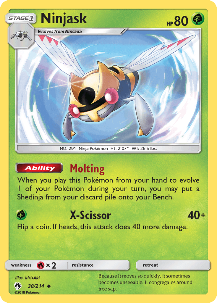 Ninjask — Lost Thunder #30