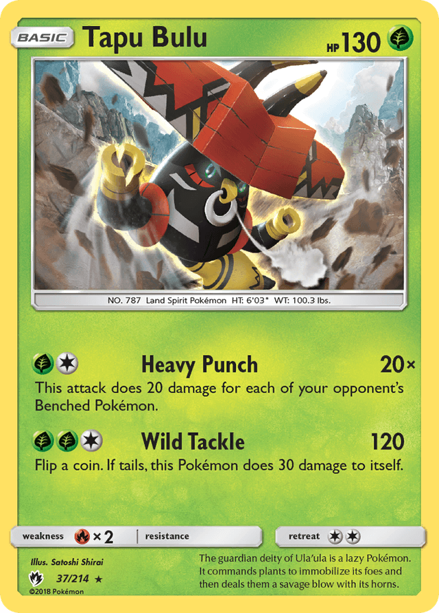 Tapu Bulu — Lost Thunder #37