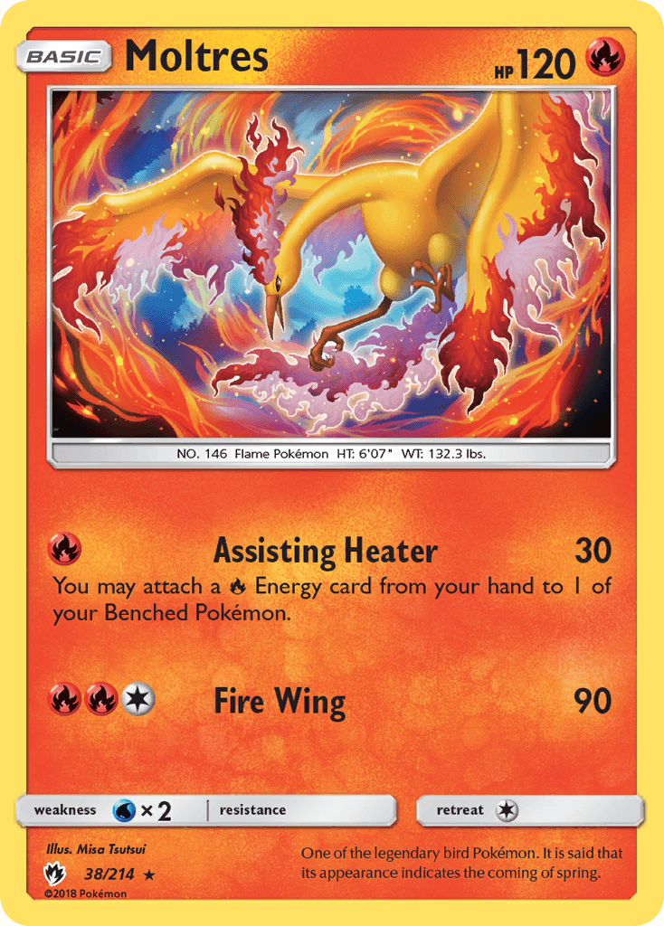 Moltres — Lost Thunder #38