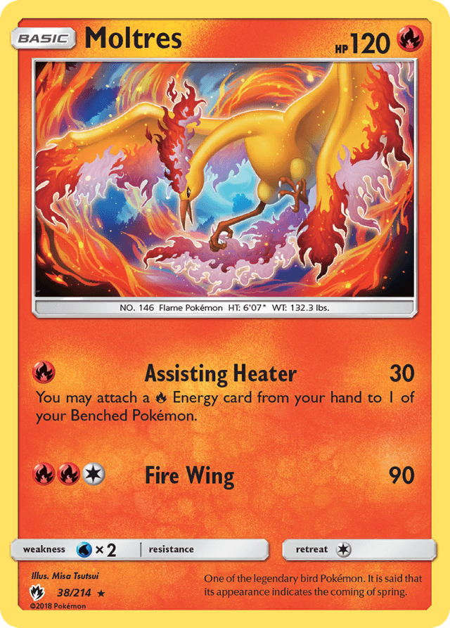 Moltres — Lost Thunder #38
