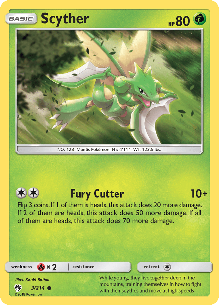 Scyther — Lost Thunder #3