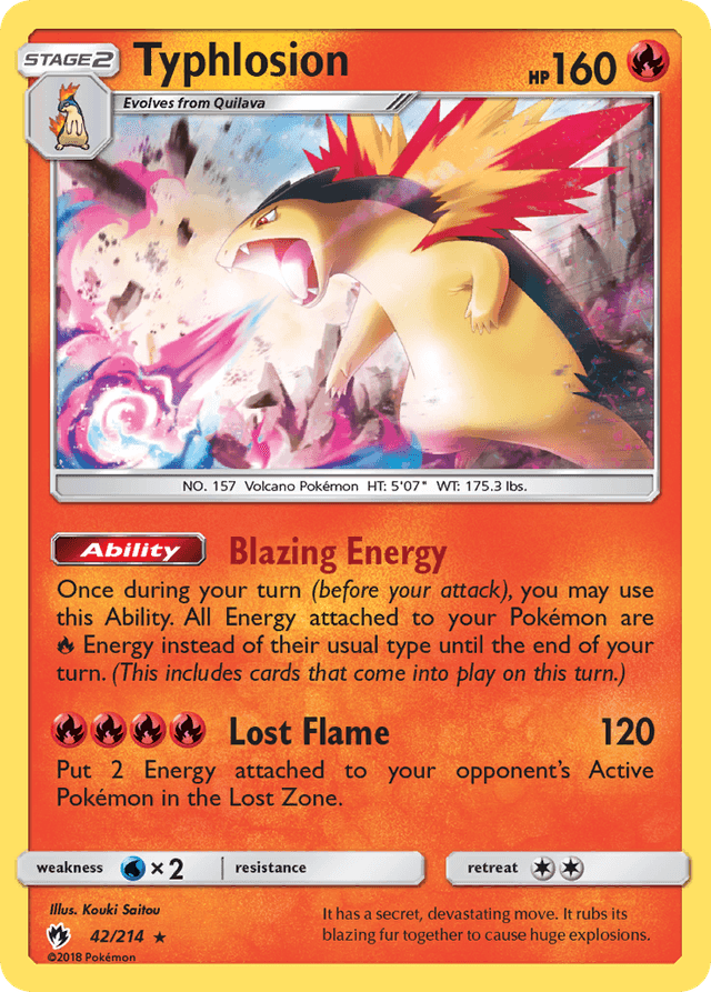 Typhlosion — Lost Thunder #42
