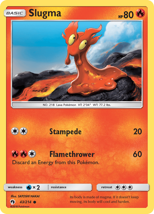 Slugma — Lost Thunder #43