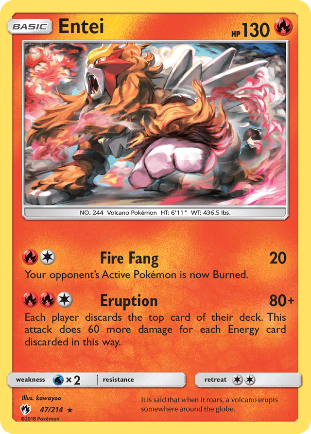 Entei — Lost Thunder #47