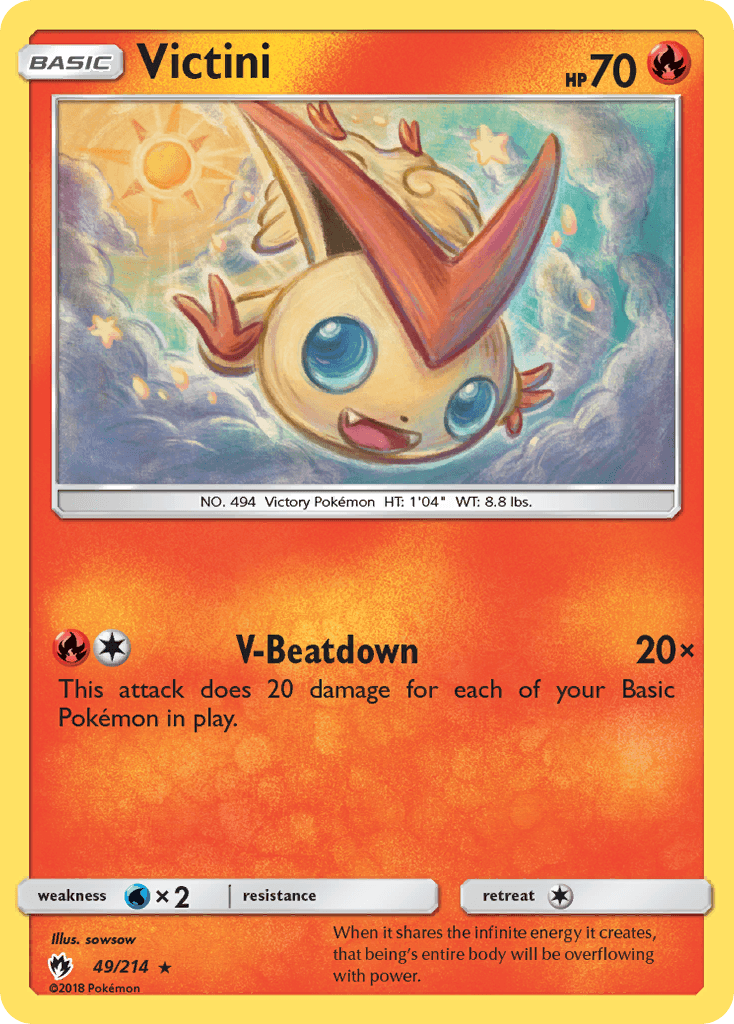 Victini — Lost Thunder #49