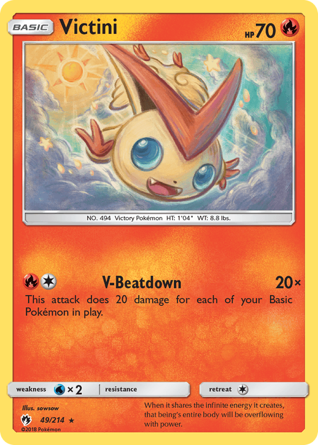 Victini — Lost Thunder #49