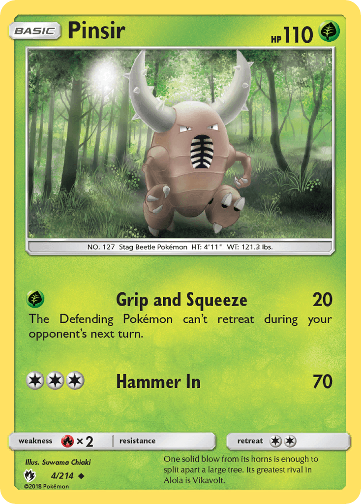 Pinsir — Lost Thunder #4