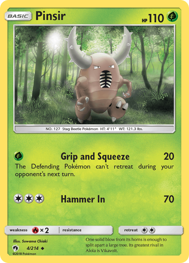 Pinsir — Lost Thunder #4