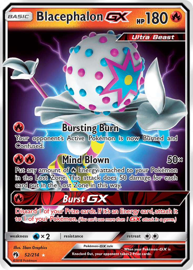 Blacephalon-GX — Lost Thunder #52