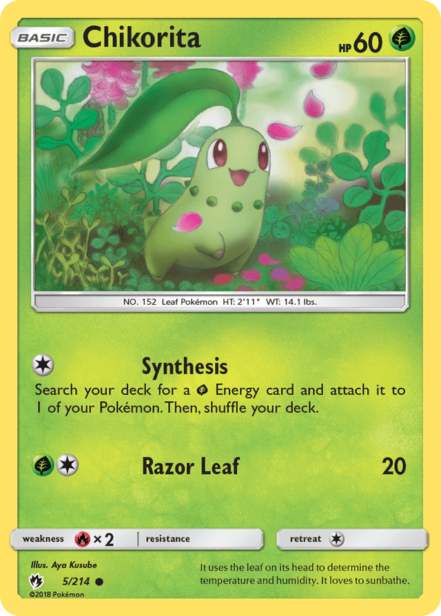 Chikorita — Lost Thunder #5