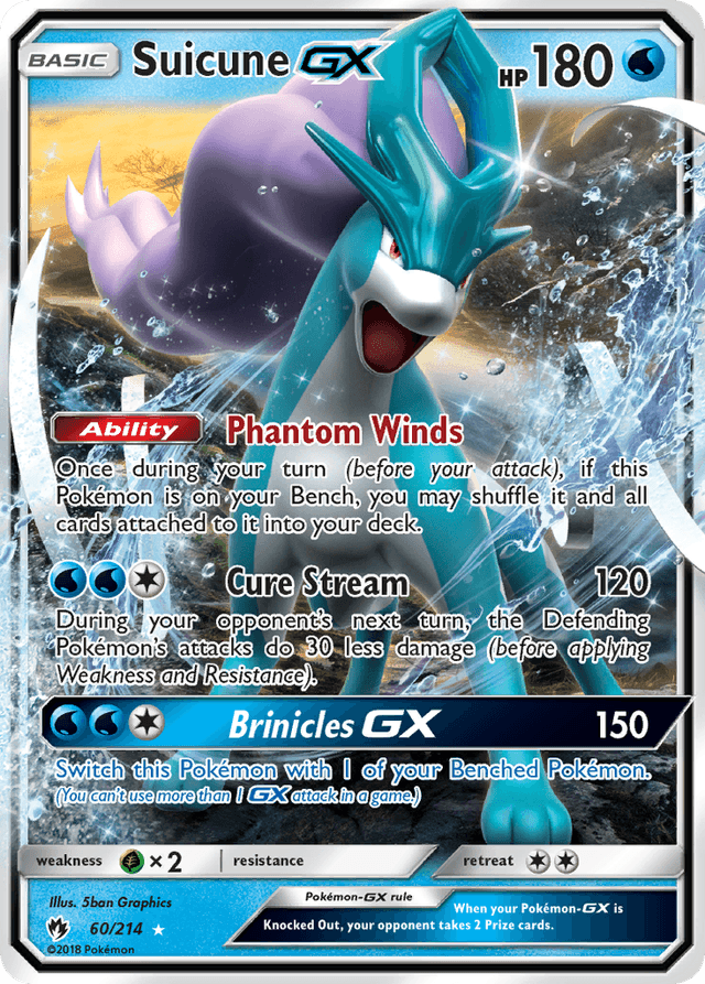 Suicune-GX — Lost Thunder #60