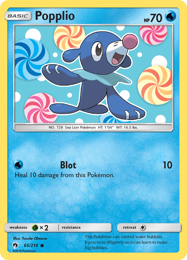 Popplio — Lost Thunder #65