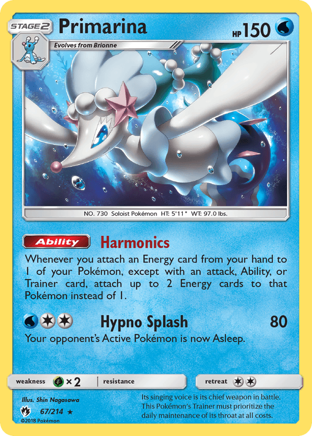 Primarina — Lost Thunder #67
