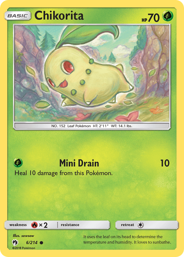 Chikorita — Lost Thunder #6