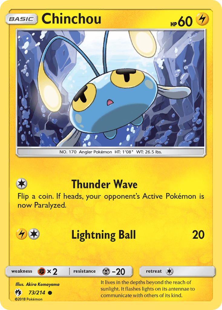 Chinchou — Lost Thunder #73