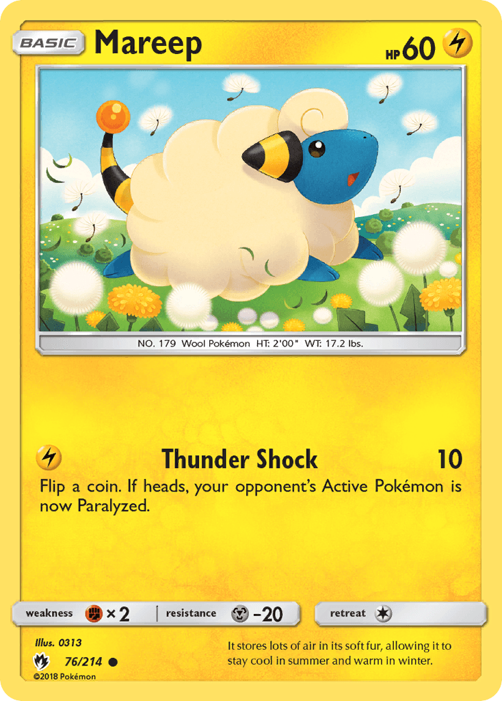 Mareep — Lost Thunder #76