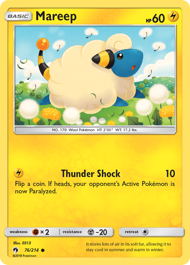 Mareep — Lost Thunder #76