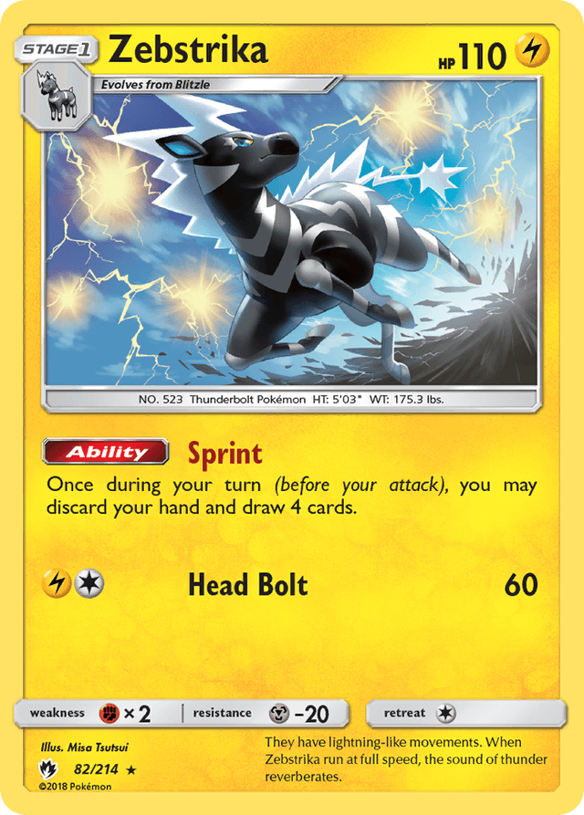 Zebstrika — Lost Thunder #82