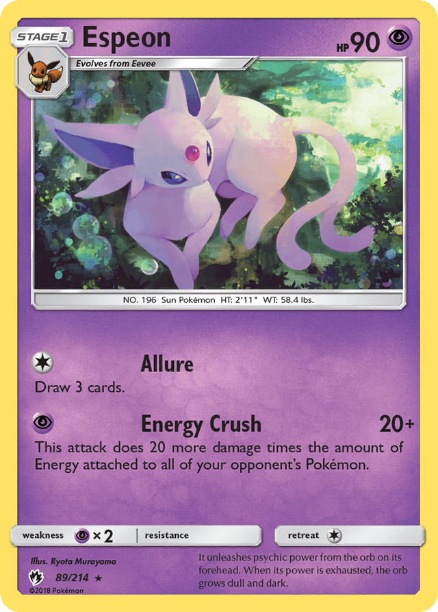 Espeon — Lost Thunder #89