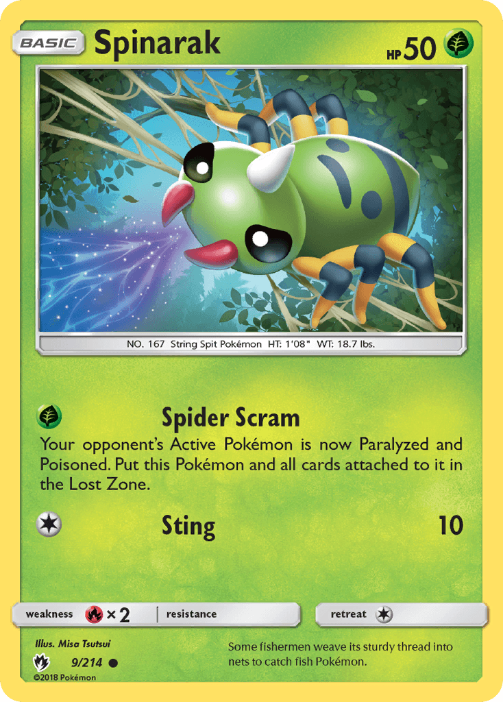 Spinarak — Lost Thunder #9