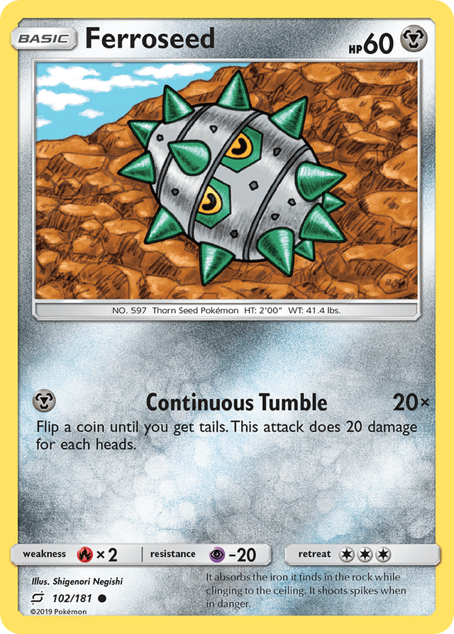 Ferroseed — Team Up #102