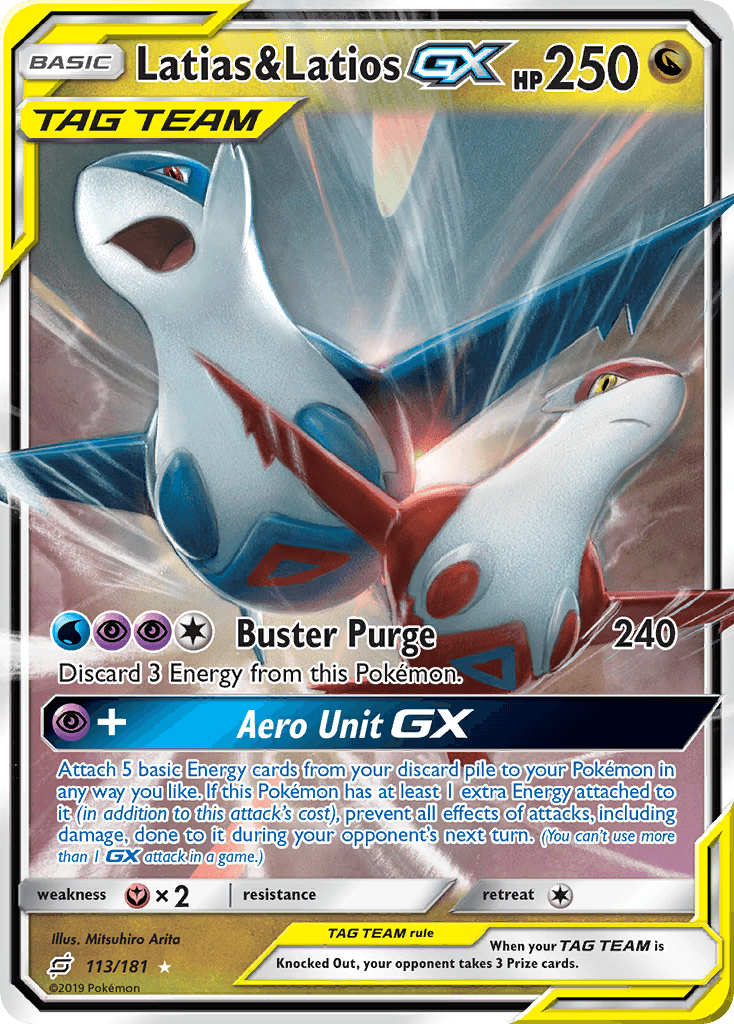 Latias & Latios-GX — Team Up #113