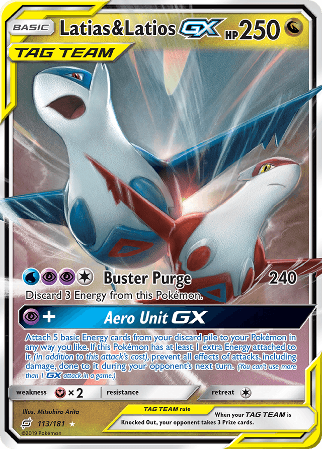 Latias & Latios-GX — Team Up #113