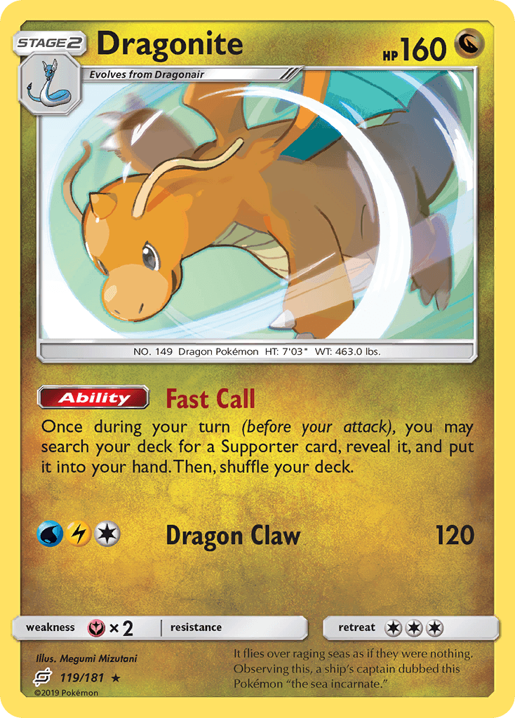 Dragonite — Team Up #119