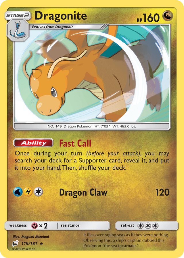 Dragonite — Team Up #119