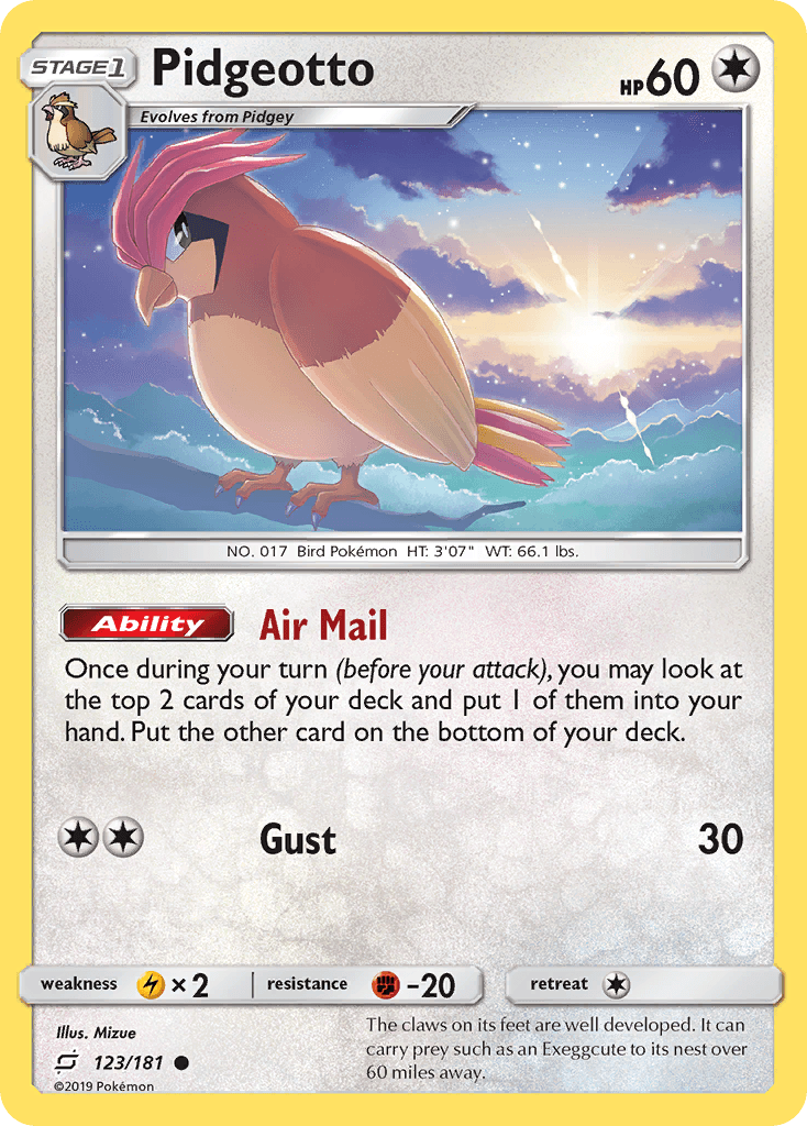Pidgeotto — Team Up #123