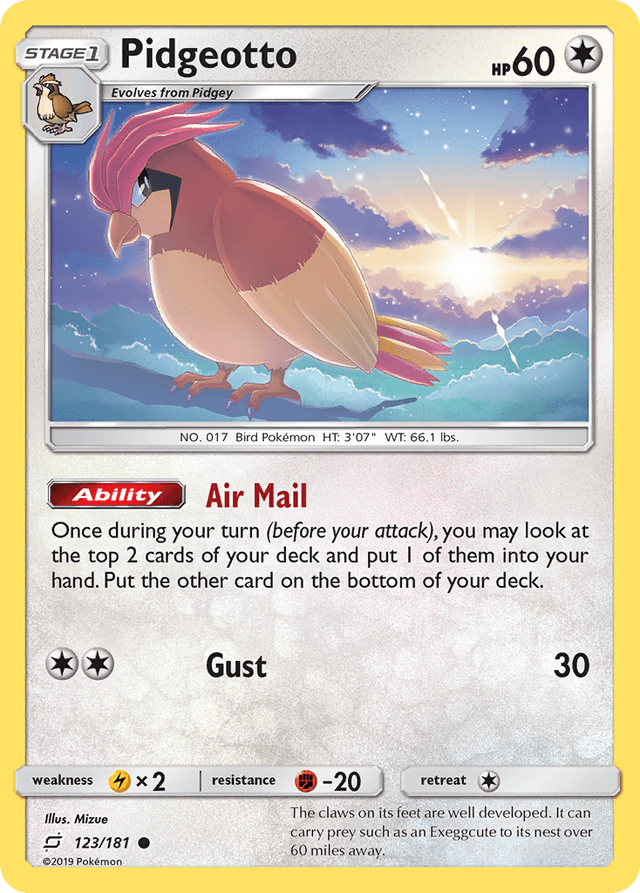 Pidgeotto — Team Up #123