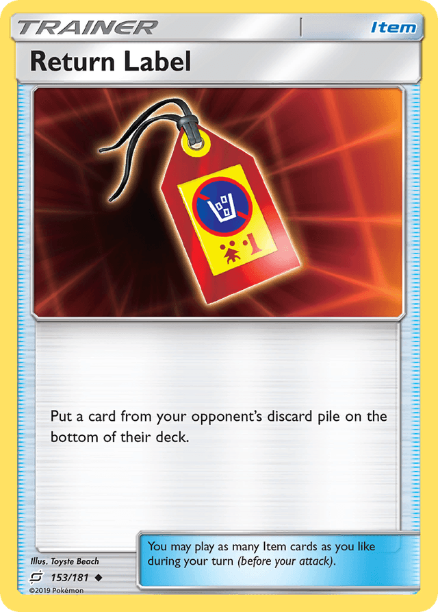Return Label — Team Up #153