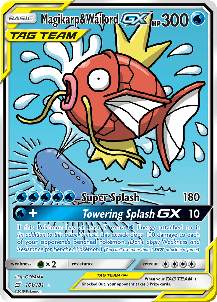 Magikarp & Wailord-GX — Team Up #161