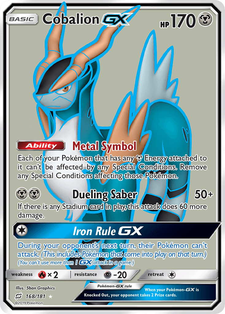 Cobalion-GX — Team Up #168
