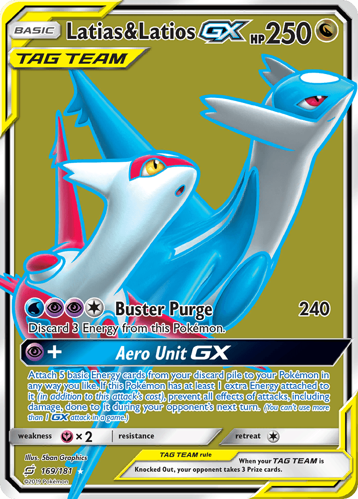 Latias & Latios-GX — Team Up #169