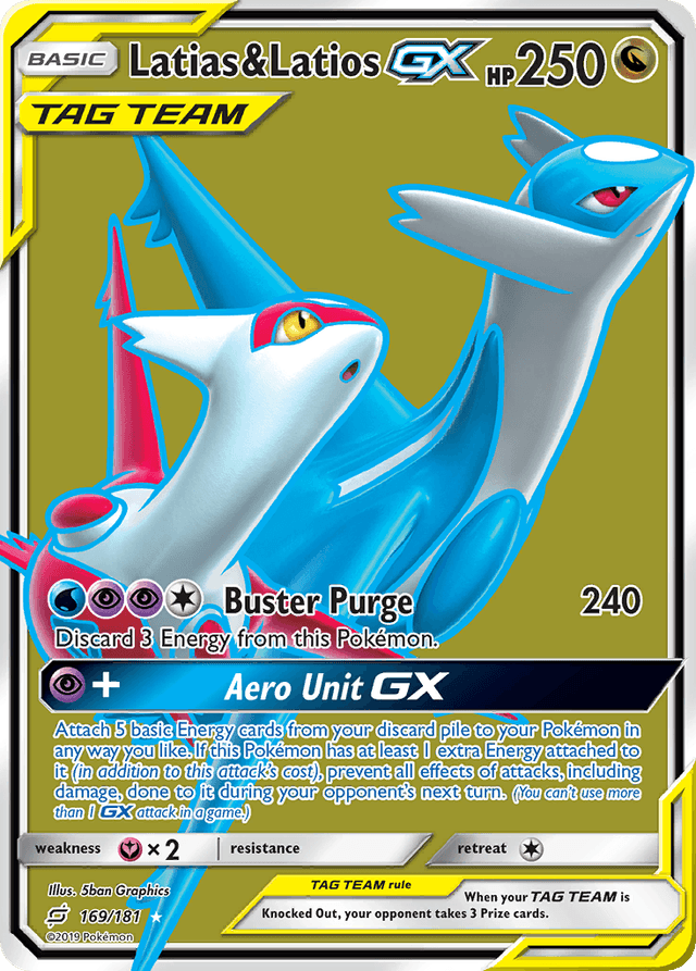 Latias & Latios-GX — Team Up #169