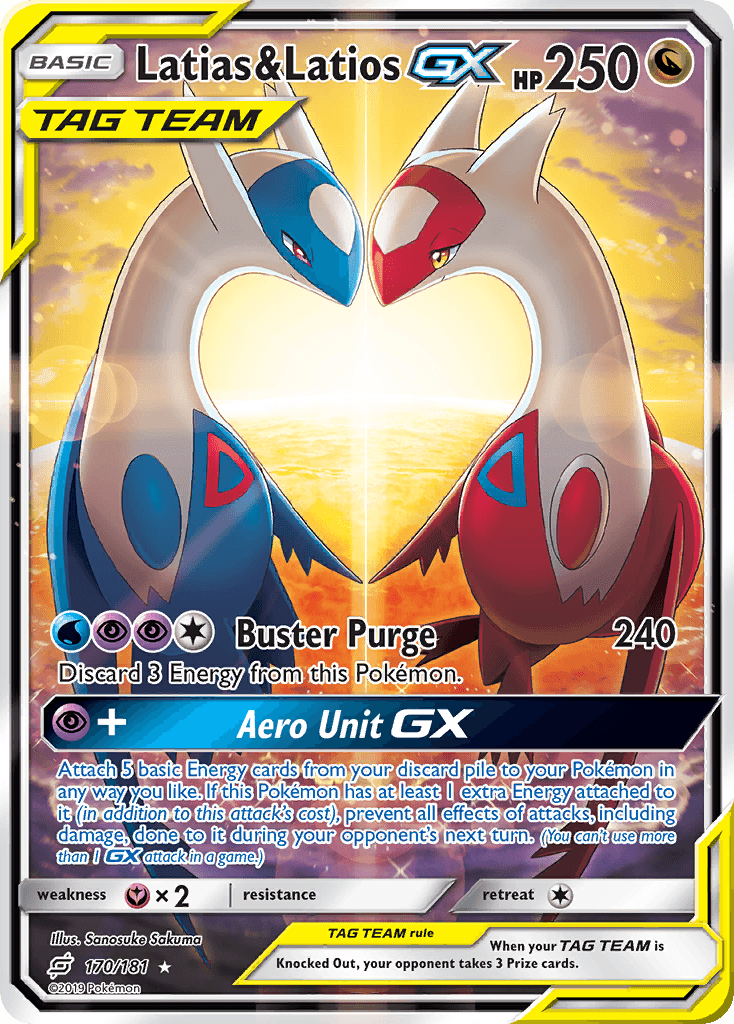 Latias & Latios-GX — Team Up #170