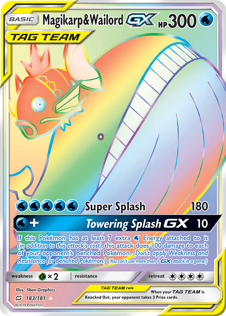 Magikarp & Wailord-GX — Team Up #183