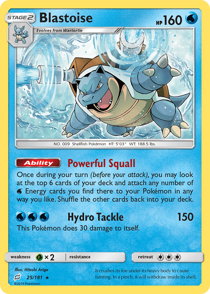 Blastoise — Team Up #25