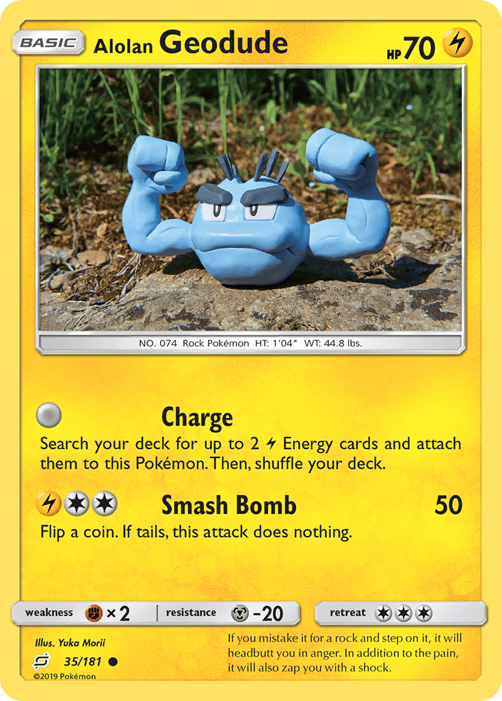 Alolan Geodude — Team Up #35