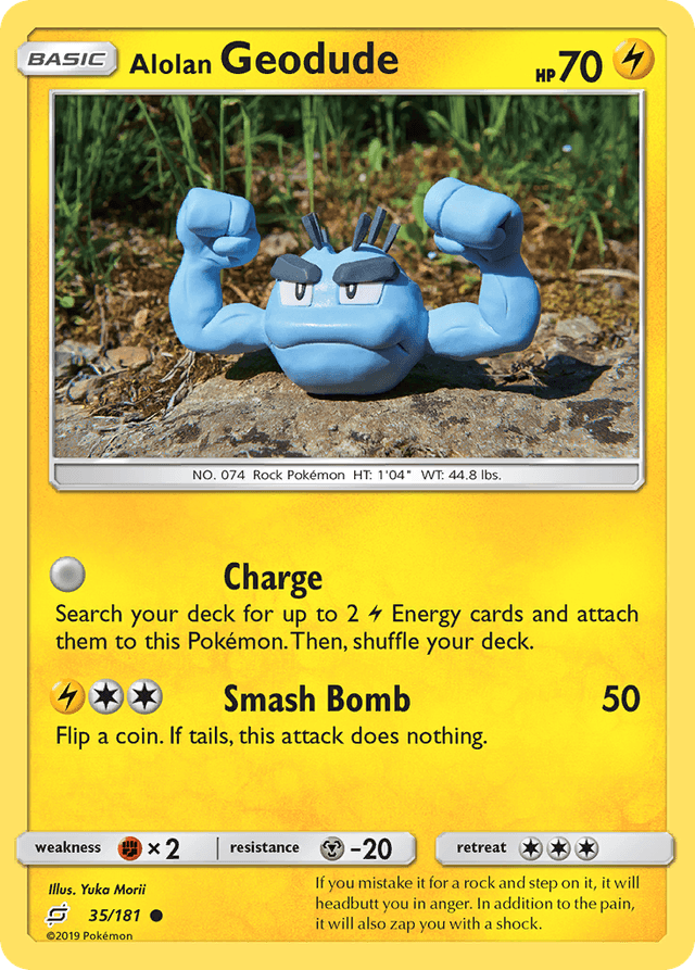 Alolan Geodude — Team Up #35