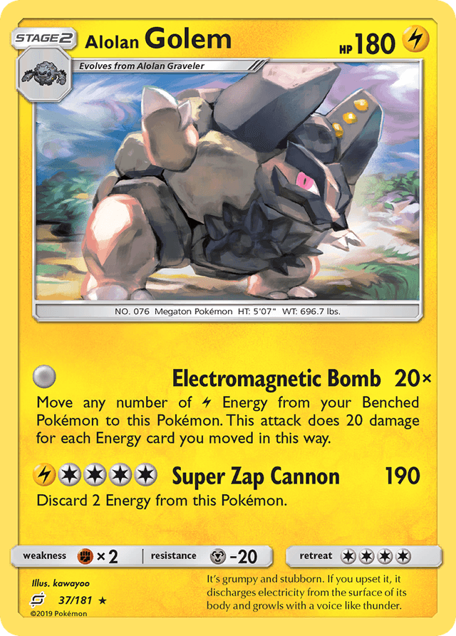 Alolan Golem — Team Up #37