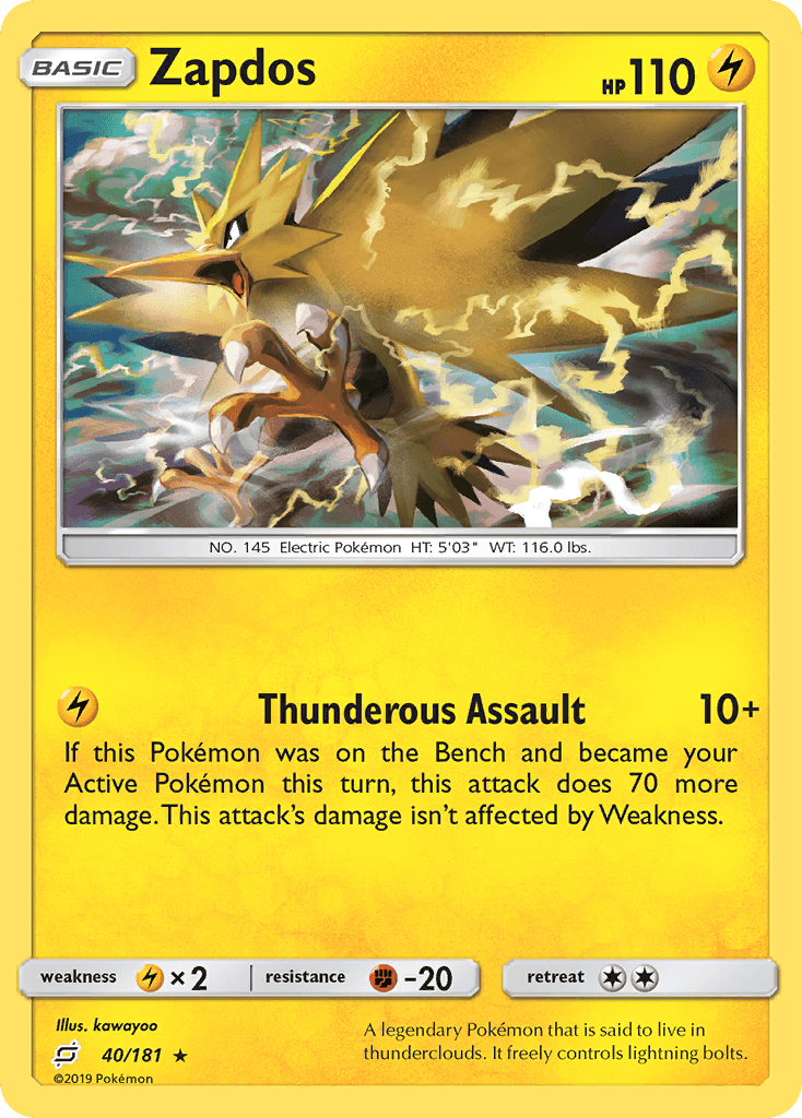 Zapdos — Team Up #40
