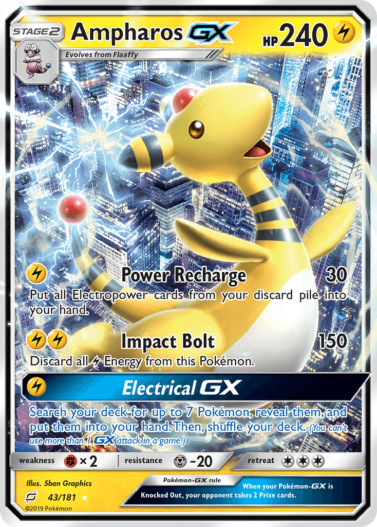 Ampharos-GX — Team Up #43